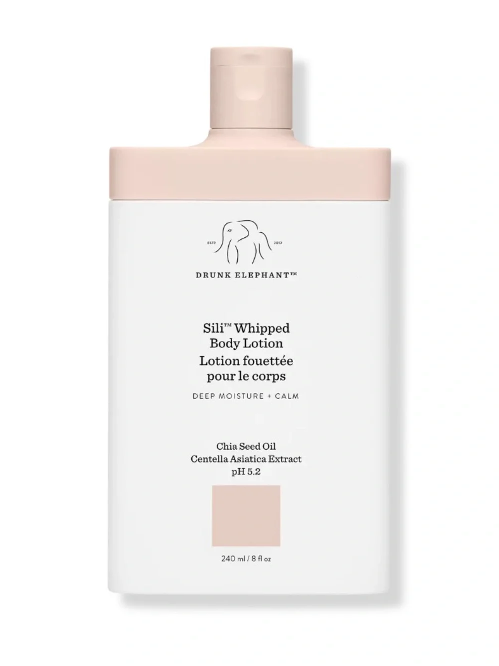 Drunk Elephant Sili Whipped Body Lotion 8oz Deep Moisture Calm Hydrating